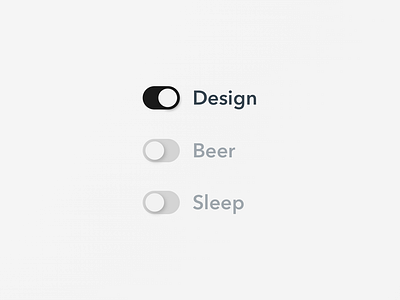 15 On Off Switch clean dailyui design life lifestyle minimal minimal app onoff onoff switch simple sketch sleep ui