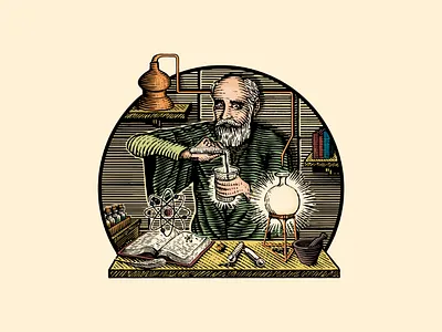 The Alquimist alquimist engraved handraw labs vintage