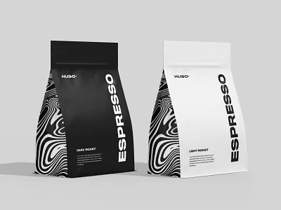 Huso Coffee Design abstract art branding bright clean coffee coffee shop design designs digital art graphic design graphic design logo identity design illustration marketing minimal packaging design product branding