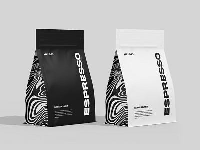 Huso Coffee Design abstract art branding bright clean coffee coffee shop design designs digital art graphic design graphic design logo identity design illustration marketing minimal packaging design product branding
