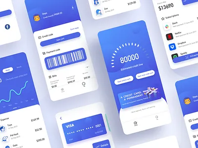 Financial Interface Series app design finance financial ui ux