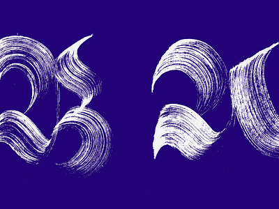 B U 100daychallenge blackletter brush calligraphy challenge gothic handdrawn letter lettering type typography