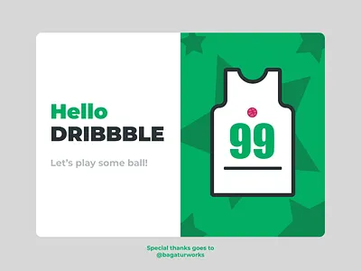 Hello Dribbble! firstshot hellodribbble
