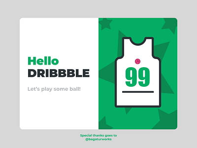 Hello Dribbble! firstshot hellodribbble
