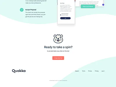 Quokka Footer avatar avatars focus lab freelance freelancer proposal proposal template proposals quokka quokka proposals saas