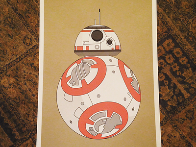 BB-8 bb 8 illustration star wars