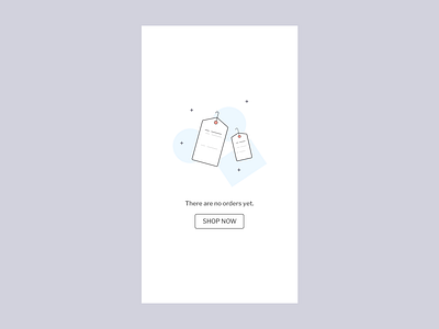 Order empty screen app figma illustration ui