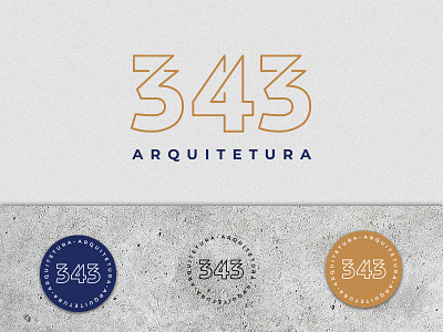 343 Arquitetura 343 architecture arquitetura brand branding logo turdus
