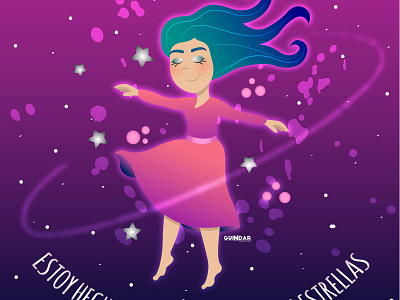 Somos luz diseño espacio fluir illustartor ilustración ilustración digital luz paz