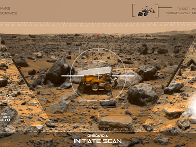 Mars HUD fui fuidesign hud mars scifi space ui