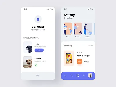 Pet Yo adopt animals app cats design dogs illustration inteface ios ios app petapp pets ui uidesign