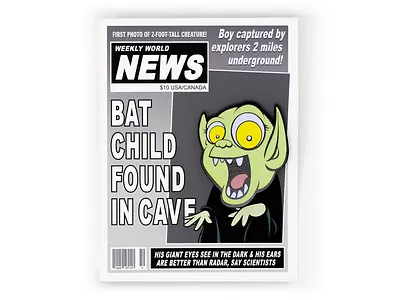 Batboy pin and backer bat boy batboy character design commercialillustration cute cute art design digital art digital illustration halloween lapel pin not so scary halloween pin trick or treat vampire vector art vector art vector illustration vectorillustration weekly world news