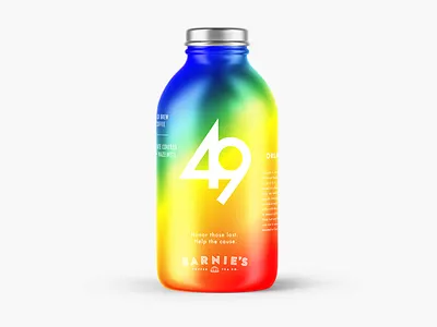 49 Cold Brew 49 beverage bottle brew coffee container futura lgtb orlando pulse rainbow retail
