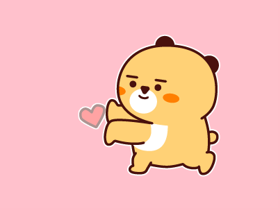 I love you bear ctue design happy heart illustration launch love love lovely 插图 设计