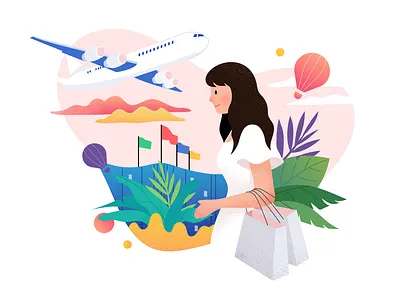 Practice illustration imagine practice world