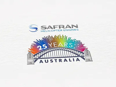 Logo design // Safran Group ⁣ australia brand design brand identity branding bridge helicopter illustration logo logo design logo design branding logo designer