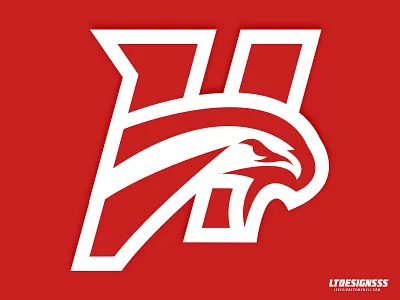 Hawks Mark brand branding hawks icon identity letter logo mark sportdesign sports sportsbranding sportsidentity sportslogo