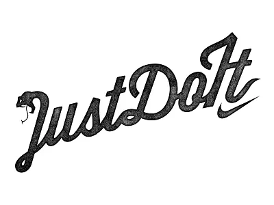 Nike illustration just do it logo nike niketown snake swoosh viper