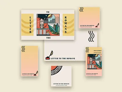 Romans bible church columns faith grace illustration ministry olive paul mccartney romans rome salvation sermon sermon art sermon series slides teaching vector