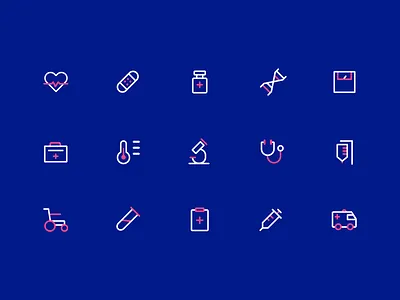 Medical Icon animation app art branding clean design flat icon illustration illustrator ios lettering logo minimal mobile typography ui ux vector web