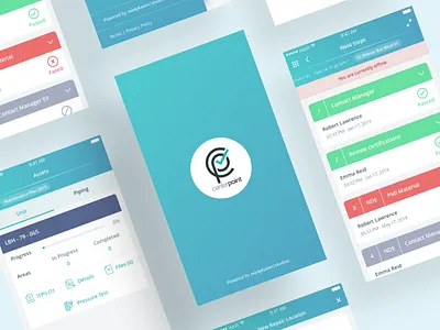 CenterpointQC - Industrial Solutions For Quality Control app branding design flat graphic design logo typography ui ux web