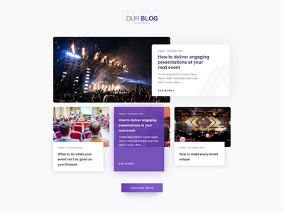 Our blog section about us page animation app branding clean design flat homepage homepage design illustration minimal our blog ui ux vector web website
