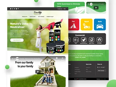 Powair Web Application branding design typography ui ux web website