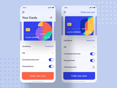 Universe AB credit card screen app app design application card credit card flat illustration ios iphone minimal mobile mobile app mobile ui payment picture product design screenshot ui uiux ux