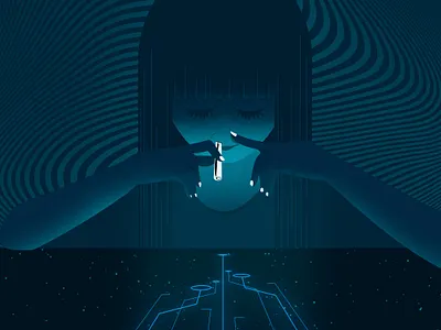 Timeline blue design draw dribbble illustration illustrator