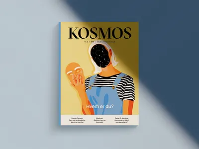 Cover Illustration for KOSMOS Magazine cover art cover illustration editorial illustration graphic design identify illustration magazine space women