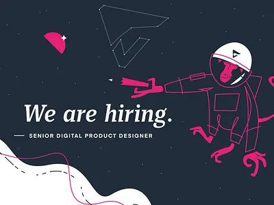 We are hiring! clean design flat hiring illustration job job application job listing job offer job openings minimal slovakia ui ux vector