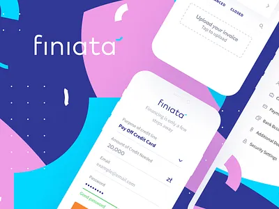 A simple way to get the credit 💰 design system digital bank web app ui finance app finance app saas ui fintech fintech product design fintech startup ui design loan neobank online banking saas design system saas interface
