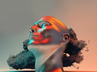 Summoning Storms 3d 3dart c4d cg cinema 4d cinema4d metal storm weather