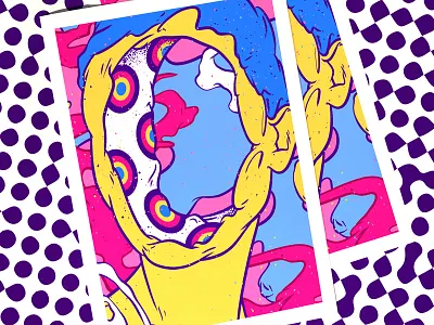 Hollow man art print art prints face illustration imagination lowbrow art mystery pop art popsurrealism woman illustration