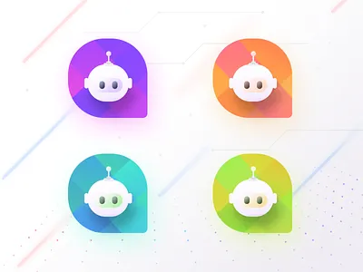 Chat Bots (Source PSD) chat chat app chatbot elements eyes future futuristic interface logo neel photoshop prakhar robot sharma source technology technology icons uc ui uidesign