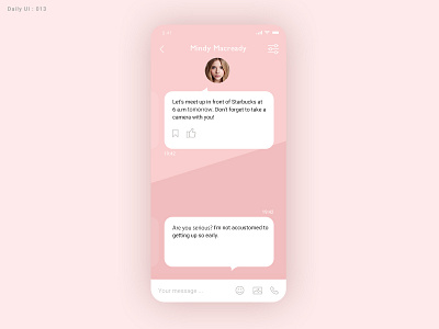 Daily ui #013 - Direct Messaging - Take2 013 chat daily ui dailyui dailyui 001 dailyui013 direct message directmessaging