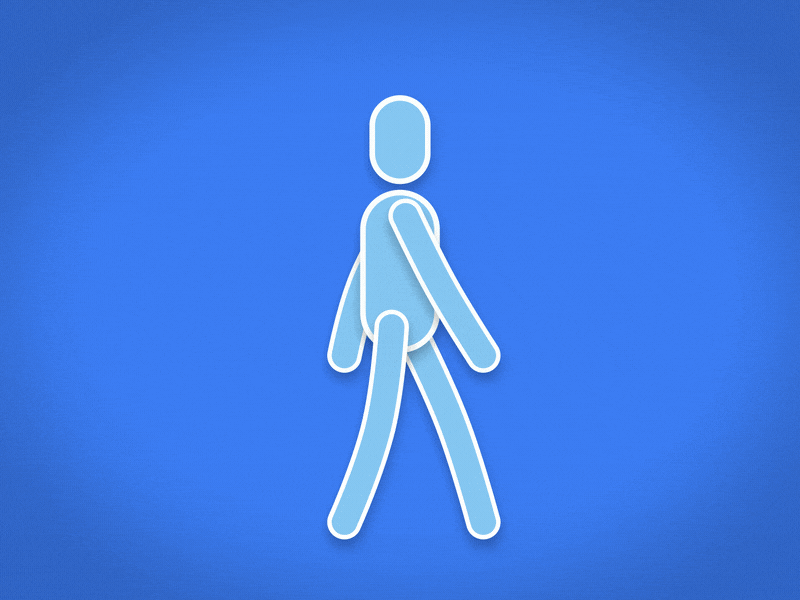 walk cycle experiments🚶‍♂️ 2d animation after affects animation illustration motion animation vector