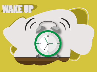 Wake Up adobe illustrator design freelance illustration illustration art illustrator poster poster art ui ux vector