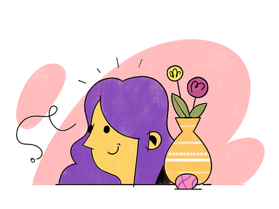 Who Wants To Be A Millionaire character coloful drawing girl illustration