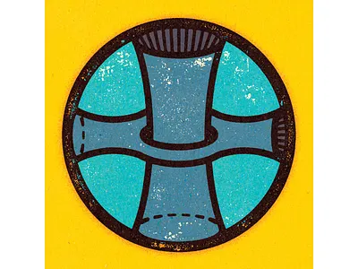 A Hole in a Hole in a Hole. alexei conceptual design digital distress editorial experiment graphic illustration illustrator logo math personal progress retro texture vector vella visual work