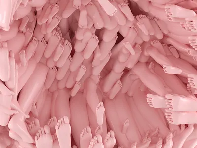 toes 3d art c4d cinema 4d design motion zolloc