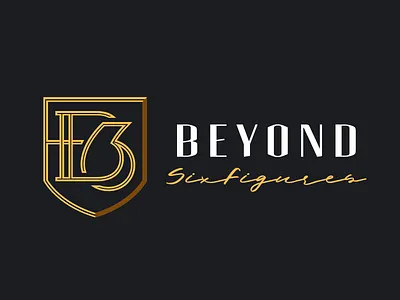B6 Logotype 6 b b6 beyond branding logo logo design six figures symbol typography