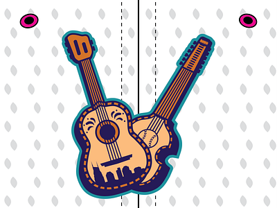 Nashville Vihuelas Hat baseball copa guitar logo milb music city nashville nashville sounds vihuelas