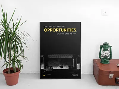 The Curious Case of Benjamin Button bold clean design download free inspirational minimal motivational movie poster startup typography ui