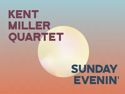 Sunday Evenin' album art album artwork album cover gradient illustration vector