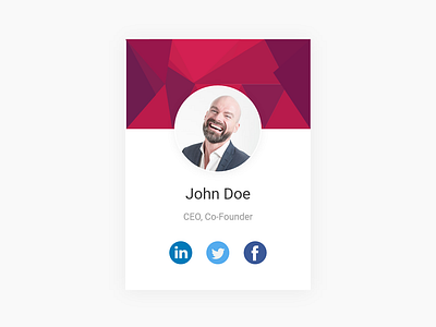 Our Team Single about us adobe xd adobexd box design card card design features page gradient design illustration material design minimalist our team profile card profile design team ui