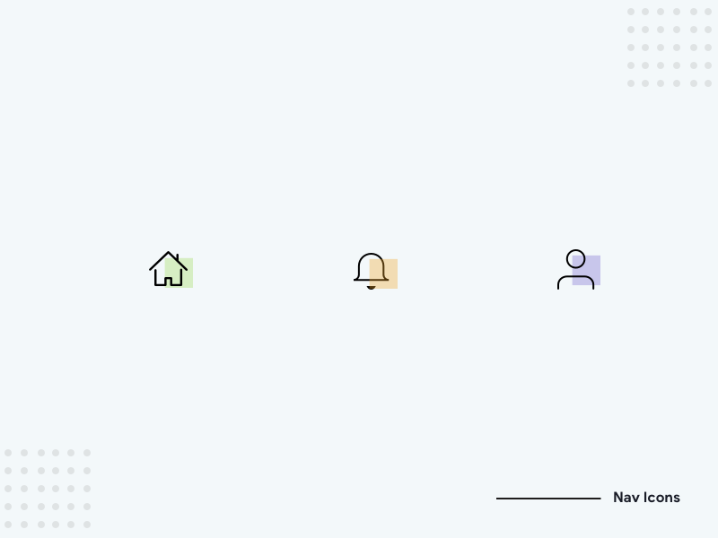 Nav Icons 2019 2020 app appicons design experiement icons illustration minimal mobile sketch ui ux web