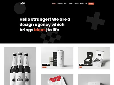 Alva - Portfolio HTML Website Template agency blog bootstrap creative css3 html html5 portfolio responsive resume template theme themetorium website