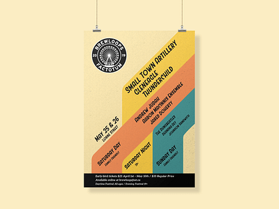 Brewloops Spring 2019 abstract design british columbia designer gig poster illustrator poster design print print design vector vector design