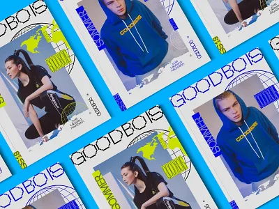 GOODBOIS SS19 LOOKBOOK abstract art direction branding brochure brochure design design futuristic graphic design identity illustration logo logo design logotype magazine magazine design photography print typography vector